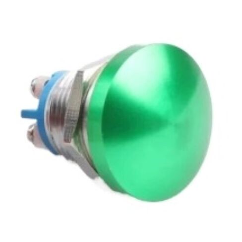 Panel Metal Switch with Screw 16mm/19mm/22mm, No Welding Big Head Momentary Not Fixed Auto Reset,200V 2A 1NO, 1pcs(Red,22mm) in Saudi Arabia