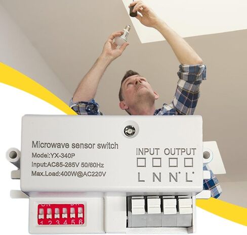 Ceiling Light Controller - Advanced Wall Light Button Motion Activated,Move Sensing Controller, Indoor Outdoor Accessories Stylish for Bedroom, Home in Kuwait