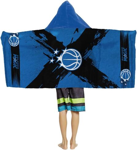 Northwest NBA Orlando Magic Cross Out Youth Hooded Towel, 22 x 51 inches in Kuwait