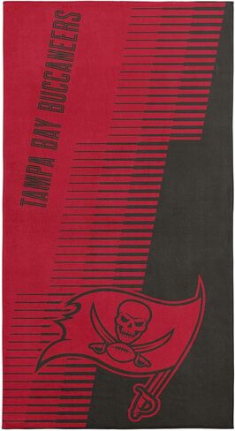 منشفة شاطئ Northwest Tampa Bay Buccaneers NFL Progression Jacquard مقاس 36 × 72 بوصة in Kuwait