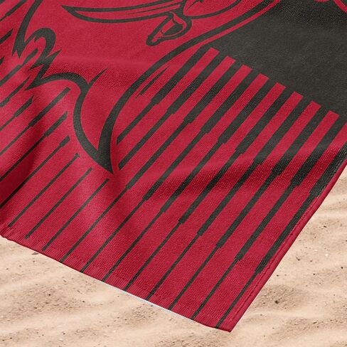 منشفة شاطئ Northwest Tampa Bay Buccaneers NFL Progression Jacquard مقاس 36 × 72 بوصة in Kuwait
