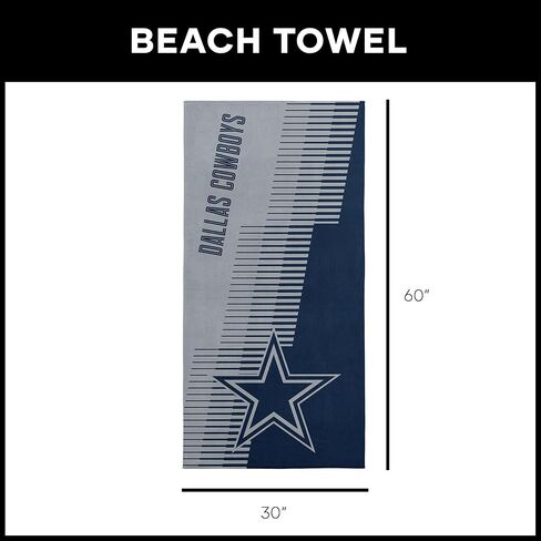 Northwest Dallas Cowboys NFL Progression Jacquard Beach Towel 36 x 72 Inches in Kuwait