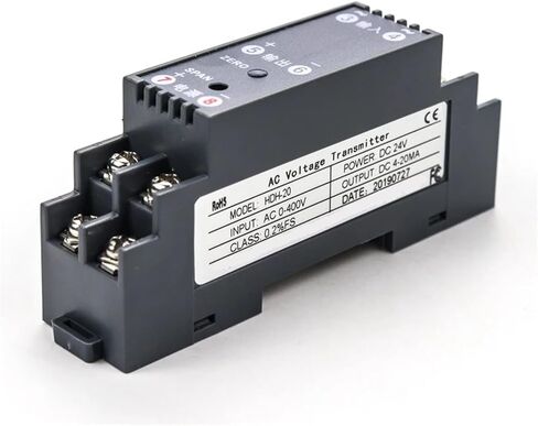 Rail Type 0-1000V Voltage Transducer AC 4-20mA Transmitter 1 in Out 24V DC Industrial Electrical Sensor in Saudi Arabia