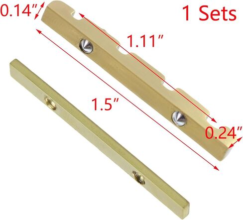 T Tulead Bass Guitar Nut 4 String Bass Guitar Replacement Parts 38mm 1 Sets in Kuwait