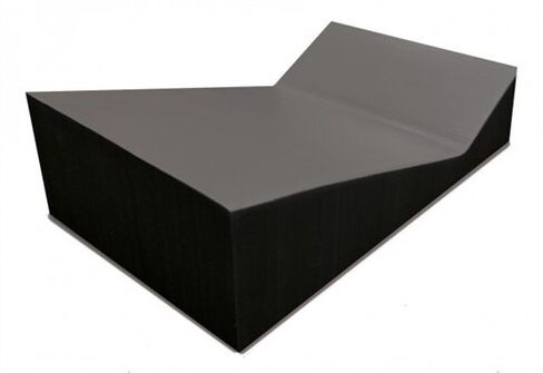 X-Ray Positioner - Podiatry Axial/Sesamoid Weight Bearing - 13" x 8" x 4" Closed Cell, USA Made in Kuwait
