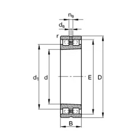 1pcs Bearing NN3030K W33 3182130 150x225x56 NN3030 3030 Double Cylindrical Roller Bearings Machine Tool Bearing in Kuwait