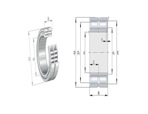 1pcs SL185012-XL-C3 60X95X46 SL185012 Cylindrical Roller Bearings in Kuwait