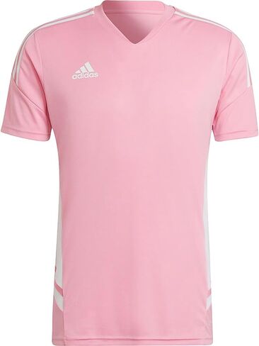 adidas Mens Condivo 22 Soccer Training Shirt - Short Sleeve Jersey, Pink in Kuwait