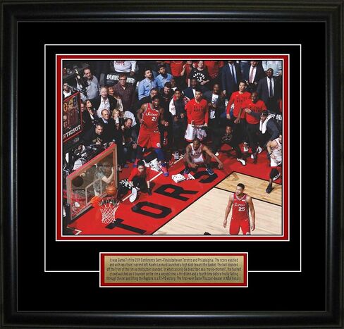 Kawhi Leonard Toronto Raptors Framed 8x10 Game 7 "The Shot" Crouched Photo in Kuwait