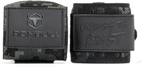 Powerlifting Wrist Wraps for Weightlifting & Bench Press - IPF Approved Heavy Duty Wrist Straps for Powerlifting, Bodybuilding & Strength Training - Competition Grade Support in Kuwait