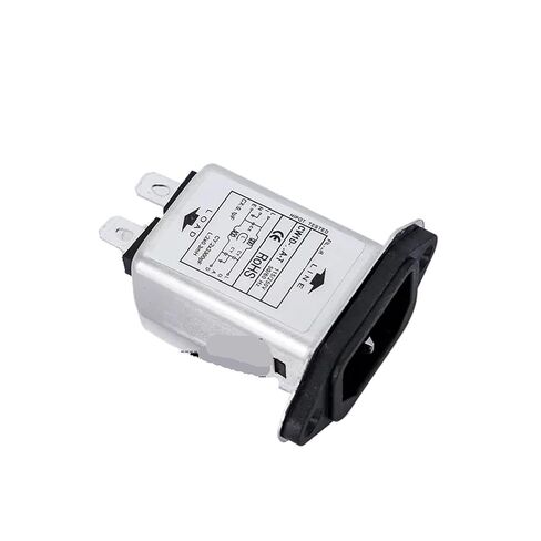 مقبس مرشح الطاقة أحادي الطور 220 فولت CW2B-10A 6A 3A-T مفتاح كبير لضوء النيون الأحمر (CW2B-10A-T 003 مع مصباح) in Kuwait