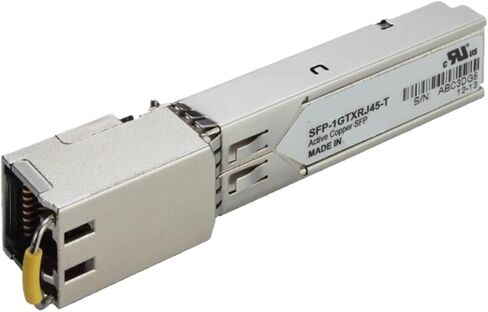 وحدة Arionyx SFP-1GTXRJ45-T SFP مع منفذ 1000BaseT مع موصل RJ45 لنقل الحركة حتى 100 متر، -40 إلى 75 درجة مئوية درجة حرارة التشغيل in Kuwait
