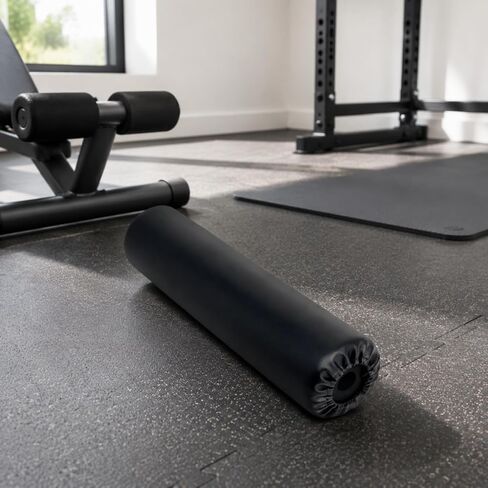 غطاء جلدي مبطن من Sit Up Bar ذو ملمس منقوش وغطاء إسفنجي أسود وبطانة ناعمة in Kuwait
