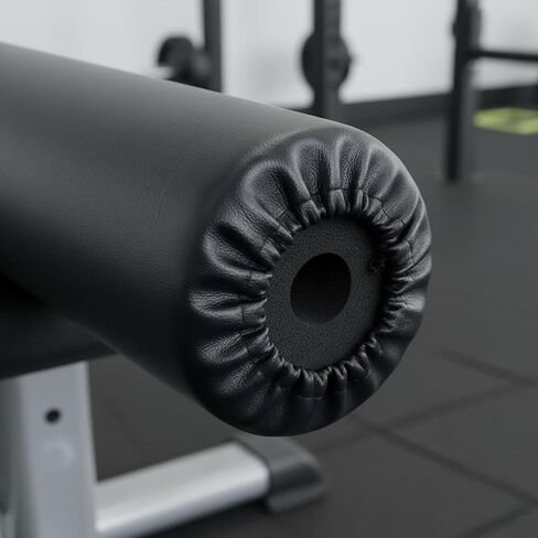 غطاء جلدي مبطن من Sit Up Bar ذو ملمس منقوش وغطاء إسفنجي أسود وبطانة ناعمة in Kuwait