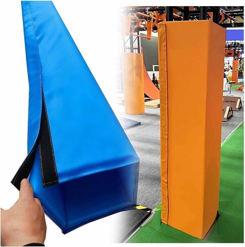 Basketball Goal Crash Pad - 4ft Square Pole Padding, Durable Indoor/Outdoor Protection, Safety Column Wrap for Basketball Hoops, Impact-Resistant Padding in Kuwait