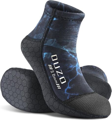 Skyone Neoprene Socks Men Women, 3MM Dive Fin Socks Wetsuit Scuba Socks, Thermal Anti-Slip Flexible Sand Socks in Kuwait