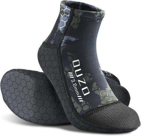 Skyone Neoprene Socks Men Women, 3MM Dive Fin Socks Wetsuit Scuba Socks, Thermal Anti-Slip Flexible Sand Socks in Kuwait
