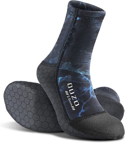 Skyone Neoprene Socks Men Women, 3MM Dive Fin Socks Wetsuit Scuba Socks, Thermal Anti-Slip Flexible Sand Socks in Kuwait