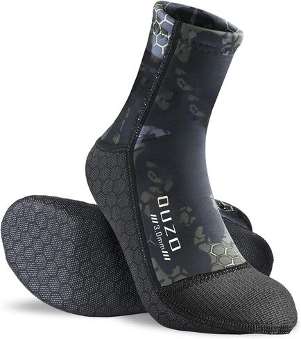 Skyone Neoprene Socks Men Women, 3MM Dive Fin Socks Wetsuit Scuba Socks, Thermal Anti-Slip Flexible Sand Socks in Kuwait