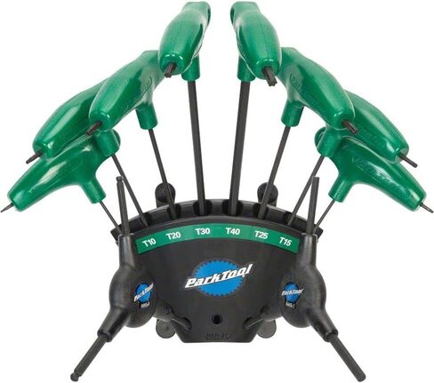 مجموعة أدوات Park Tool PH-T1.2 المتوافقة مع Torx مع مقبض على شكل حامل مقاس الأداة T6/الحجم T8/الحجم T10/الحجم T15/الحجم T20/الحجم T25/الحجم T30/الحجم T40 | أدوات الدراجة اليدوية in Kuwait