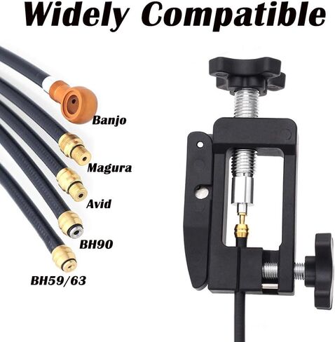 2 in 1 Bike Hydraulic Brake Hose Line Cutter and Bike Hydraulic Brake Line Fitting Insert Tool Oil Brake Needle Driver Installation in Kuwait