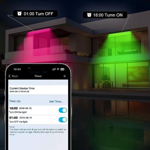 Linkable Smart RGBCW Wall Washer Light Bar 90W – 2700K-6500K Tunable White LED Bar with App & RF Remote, 16 Million Color Changing Wash Lights, IP65 Stage Light for Wall Wash Lighting in Kuwait