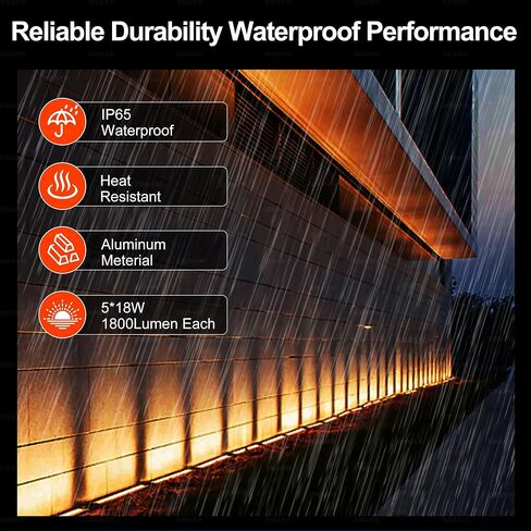 Linkable Smart RGBCW Wall Washer Light Bar 90W – 2700K-6500K Tunable White LED Bar with App & RF Remote, 16 Million Color Changing Wash Lights, IP65 Stage Light for Wall Wash Lighting in Kuwait