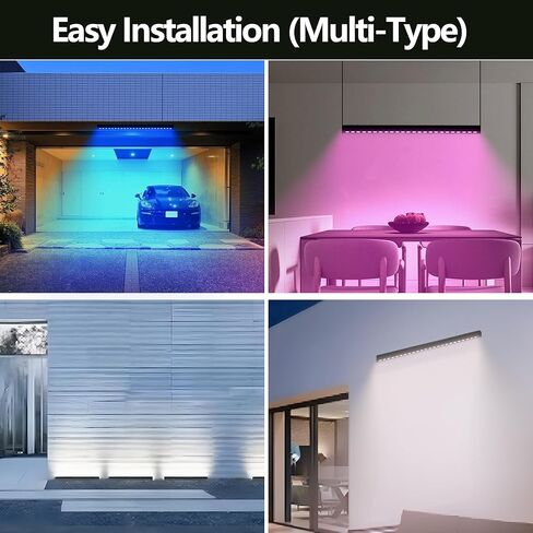 Linkable Smart RGBCW Wall Washer Light Bar 90W – 2700K-6500K Tunable White LED Bar with App & RF Remote, 16 Million Color Changing Wash Lights, IP65 Stage Light for Wall Wash Lighting in Kuwait