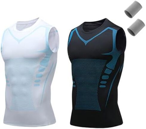 Compression Vest, Compression Shirt Tank Men, Compression Tank Top Mens, for Gym, Running in Kuwait
