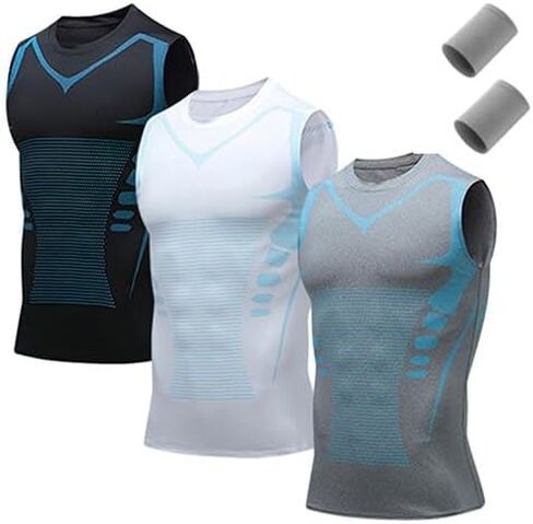 Compression Vest, Compression Shirt Tank Men, Compression Tank Top Mens, for Gym, Running in Kuwait