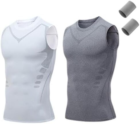 Compression Vest, Compression Shirt Tank Men, Compression Tank Top Mens, for Gym, Running in Kuwait