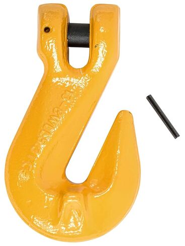 Mytee Products 1/2" Grade 80 Clevis Cradle Grab Hooks w/Pins | Tow Hooks with Clevis Pin for Trucks, 12,000 lbs WLL (4 Pack) in Kuwait
