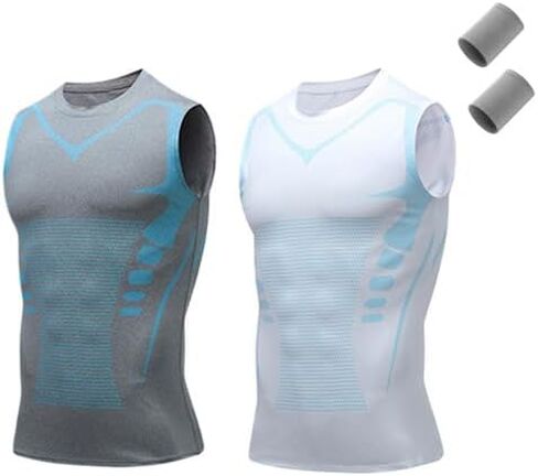 Compression Vest, Compression Shirt Tank Men, Compression Tank Top Mens, for Gym, Running in Kuwait