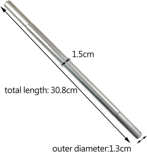 3PCS Golf Shaft Extensions - Durable Stainless Steel Golf Club Extensions for Enhanced Swing Distance & Control | Easy Installation for Irons, Drivers & Woods in Saudi Arabia
