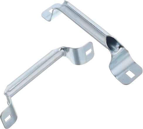 2pcs Silver Garage Door Pull Handles Made of Iron and Zinc Alloy Versatile Compatibility and Enhanced Security for Residential and Commercial Use in Kuwait