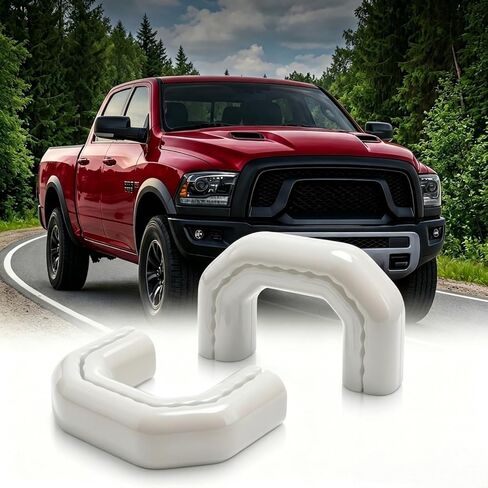 Tow Hook Covers for RAM 1500 Classic 2009-2025 Warlock & Rebel, U-Shape Tow Hooks Compatible with RAM 1500 Rebel & Warlock Accessories |Red (Not Fit for J-Shape Tow Hooks) in Saudi Arabia
