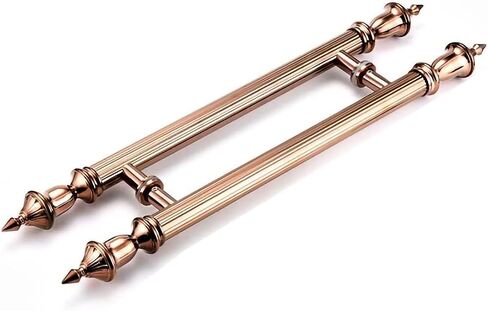 Modern Heavy Duty Wooden Door Handle for Stainless Steel Doors, 31.45in (80cm) Commercial Grade Thick Push Pull Handle, Easy Installation, Durable Design in Kuwait