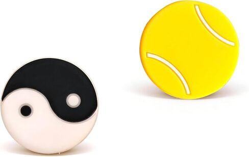 2pcs Tennis Dampener Racket Shock Absorber Vibration for Improved Feel and Arm Comfort Vibration Dampener Durable Rubber in Kuwait