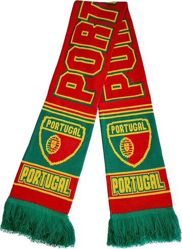 Portugal Scarf | Soccer Fan Scarf | Premium Acrylic Knit in Kuwait
