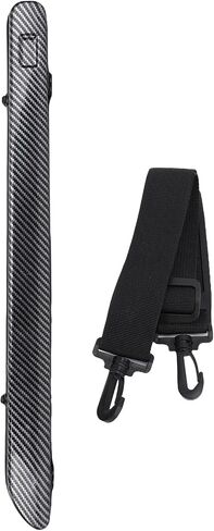 CHICIRIS Carbon Fiber Violin Viola Cello Bow Case, Hard Shell Lightweight Portable with Adjustable Strap, for 2 Bows Storage and Protection in Kuwait