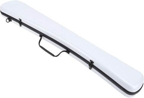 Cello Bow Case, Composite Carbon Fiber Hard Shell Large Capacity Portable 2 Bow Box with Detachable Adjustable Shoulder Strap and Soft Lining, for Violin Viola Cello Bows in Kuwait