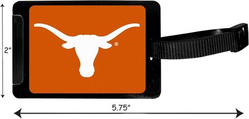 بطاقة الأمتعة Siskiyou NCAA Texas Longhorns، قطعتين، أسود in Kuwait
