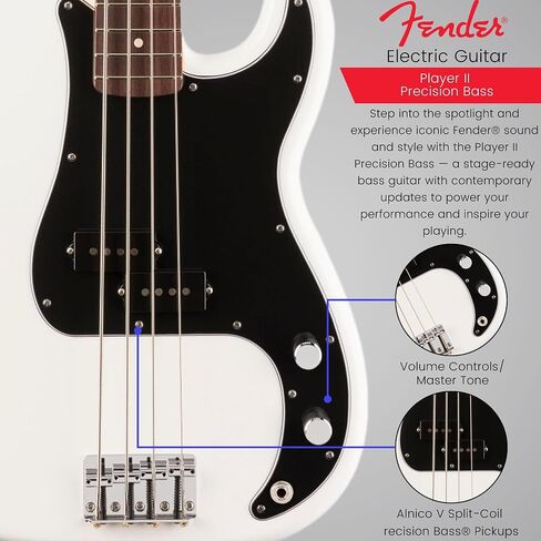 Fender Player II Precision Bass - Polar White in Kuwait