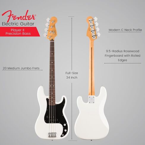 Fender Player II Precision Bass - Polar White in Kuwait