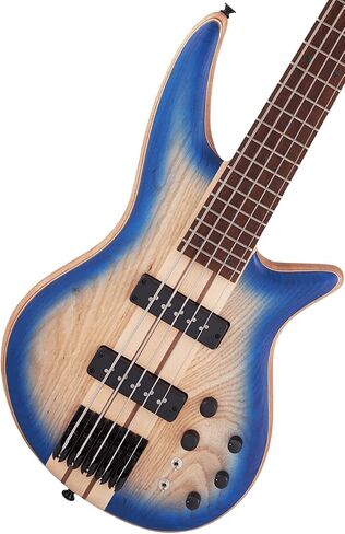 Jackson Pro Series 5-String Spectra Bass SBA V, Blue Burst, Caramelized Jatoba Fingerboard in Saudi Arabia
