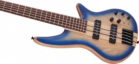 Jackson Pro Series 5-String Spectra Bass SBA V, Blue Burst, Caramelized Jatoba Fingerboard in Saudi Arabia