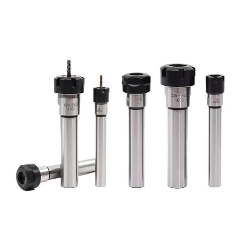 C8 C10 C12 C16 C20 C25 C32 ER8 ER11 ER16 ER20 ER25 ER32 100 150L Collet Holder Milling Lengthen Tool ER Extension Rod(A Nut,C16-ER11-100L) in Kuwait