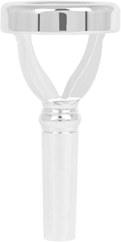 Kisangel Silver Tuba Mouthpiece Replacement Brass Accessory for Tuba Practice Trainer Instrument Part Suitable for Brass Players in Kuwait