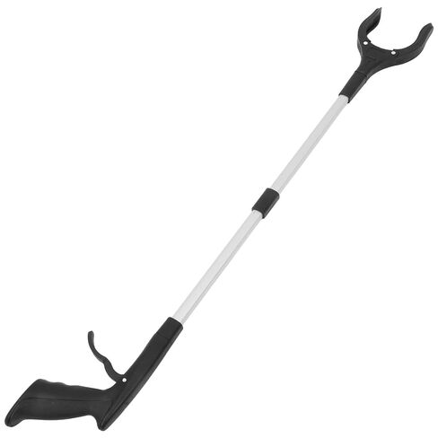 FENICAL Heavy Duty Aluminum Alloy Foldable Trash Picker Grabber Tool with 8.5cm Opening and Anti-Slip Texture for Easy Carrying, for Cleaning Purposes and Environments in Kuwait