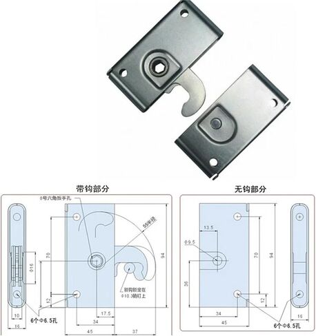 LED Hoisting Screen Splicing Spring Sock Assembly Lock 1Pcs in Kuwait